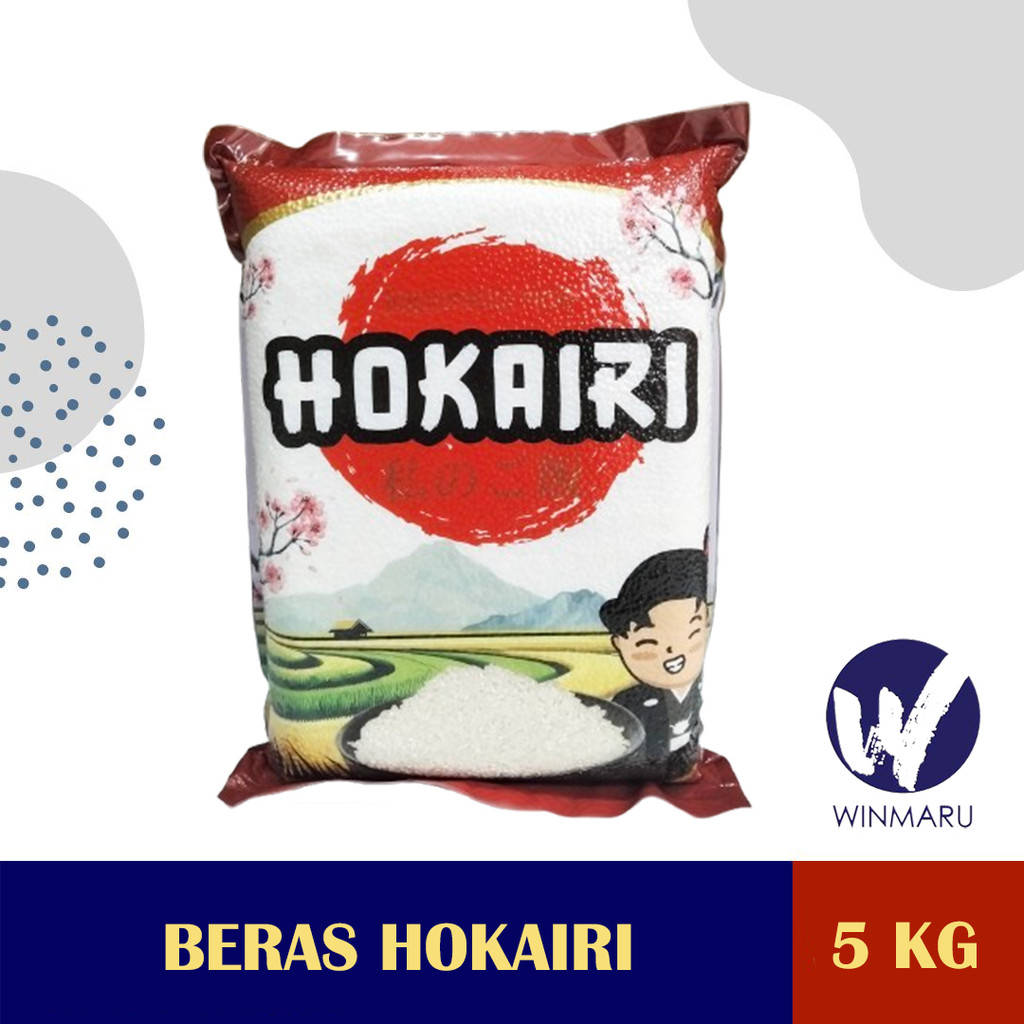 Beras Jepang Japonica Hokairi 5 kg - Beras Hokairi 5kg