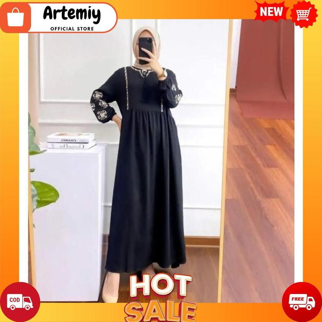 BORDERI GAMIS BORDIR ASLI MAXY DRESS SHAKILA PREMIUM [G1][B1]