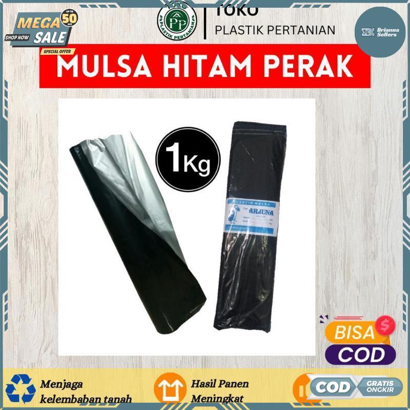 Terbaik Plastik Mulsa Hitam Perak 0,5 X 200 kemasan 1kg - 2025 COD Termurah Terlaris Berkualitas Pen
