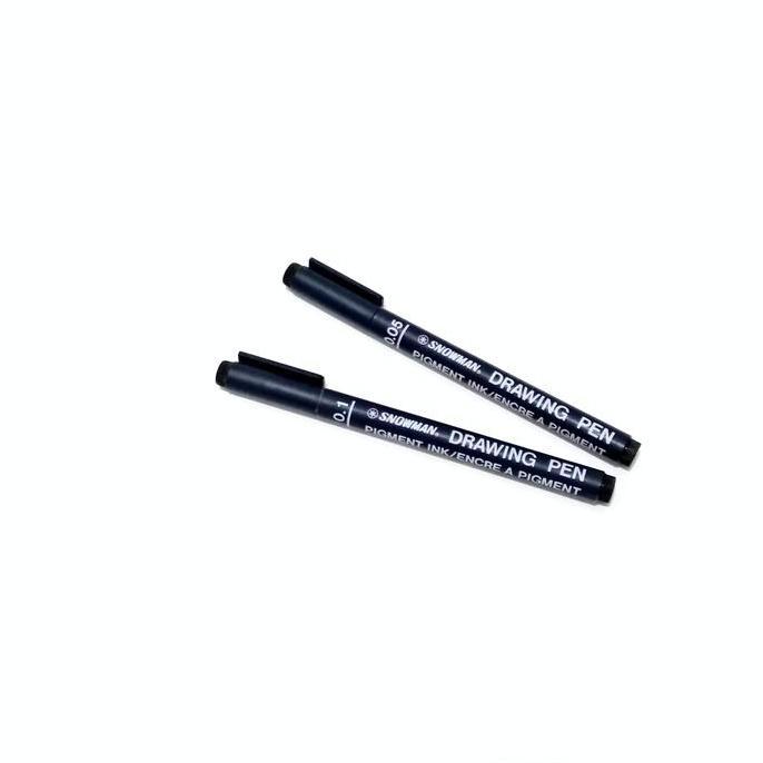 Snowman Drawing Pen 0.05