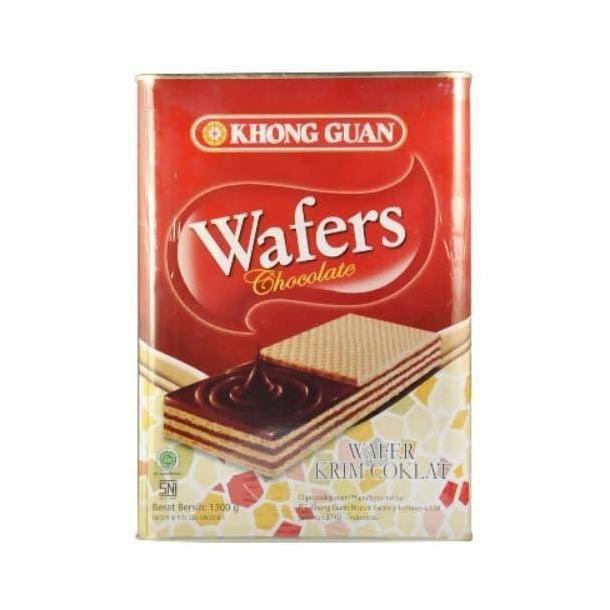 Kue Kaleng KHONG GUAN WAFER Biscuit Kaleng KHONGGUAN WAFERS 1300 GR ARG