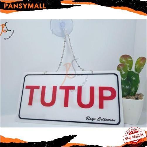 New TULISAN ACRYLIC BUKA TUTUP MURAH