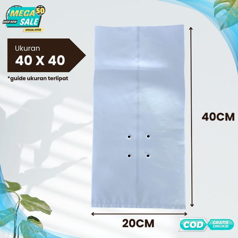 Terbaik Polybag Putih 40 x 40 Isi 50 Lembar - Polybag Melon HARGA GROSIR - 2025 COD Termurah Terlari
