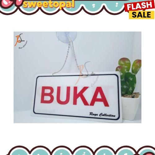 Terlaris TULISAN ACRYLIC BUKA TUTUP MURAH