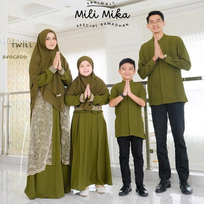 Promo gamis anak sarimbit mili mika by gerai mika | gamis anak set syar'i premium | gamis anak cadar