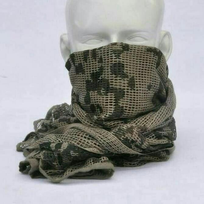 Promo Syal Shemag Jaring Besar Tactical Army COD