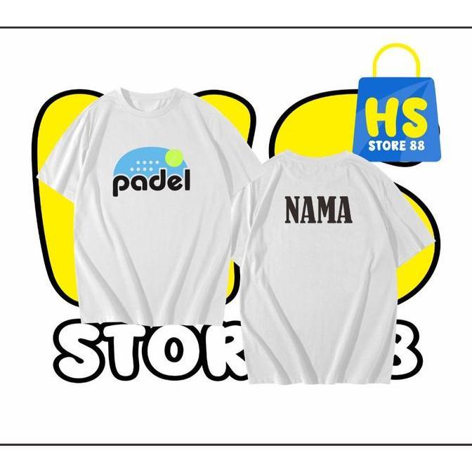 KAOS PADEL - BAJU PADEL CLUB REQUEST NAMA - PADEL TENNIS - TENNIS PADEL Abu Pria