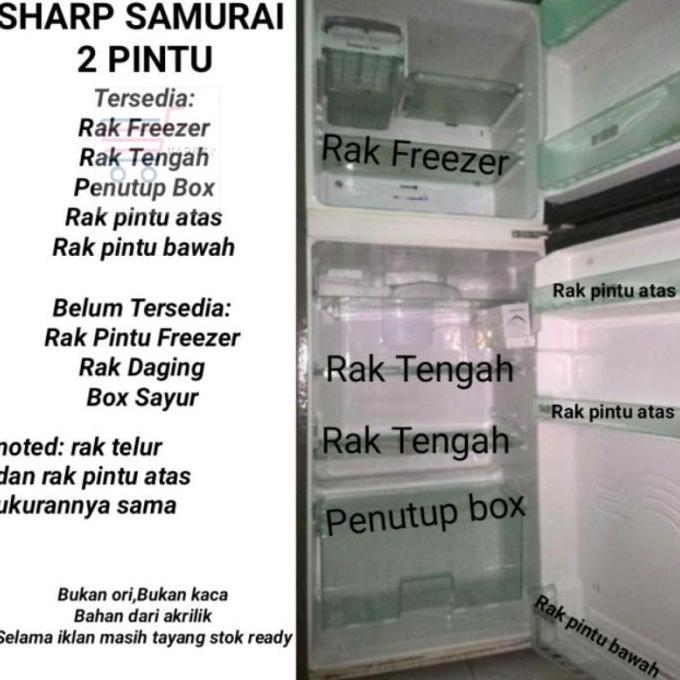 Rak Kulkas Sharp Samurai 2 Pintu Kualitas Terbaik Harga Termurah