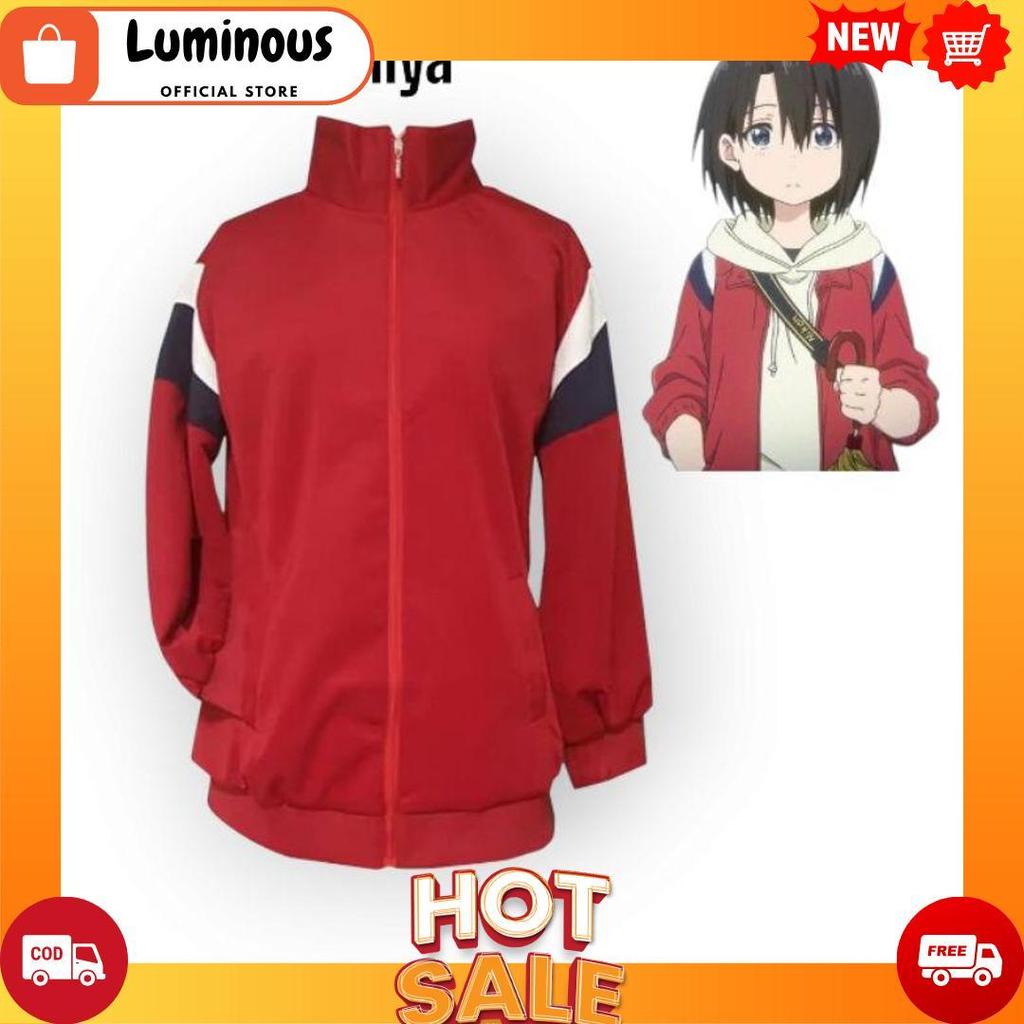 Jaket Anime Yuzuru Hanyu Nishimiya Polos Premium tebal / Jaket Tracktop Cosplay Anime Yuzuru Nishimi