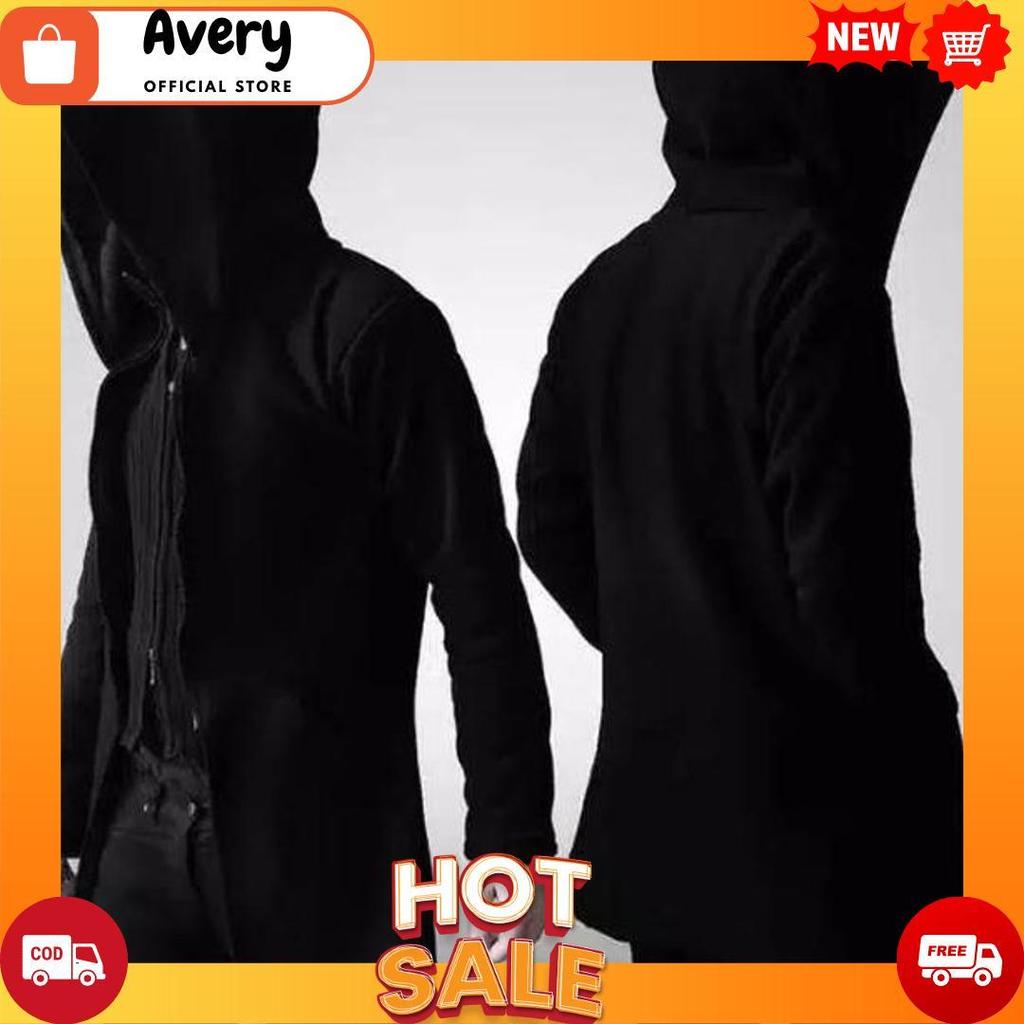 Best Seller - Jaket Jubah Anime Polos / Jaket Pria / Jubah pria / Jaket Anime / Outerwear Anime COD[