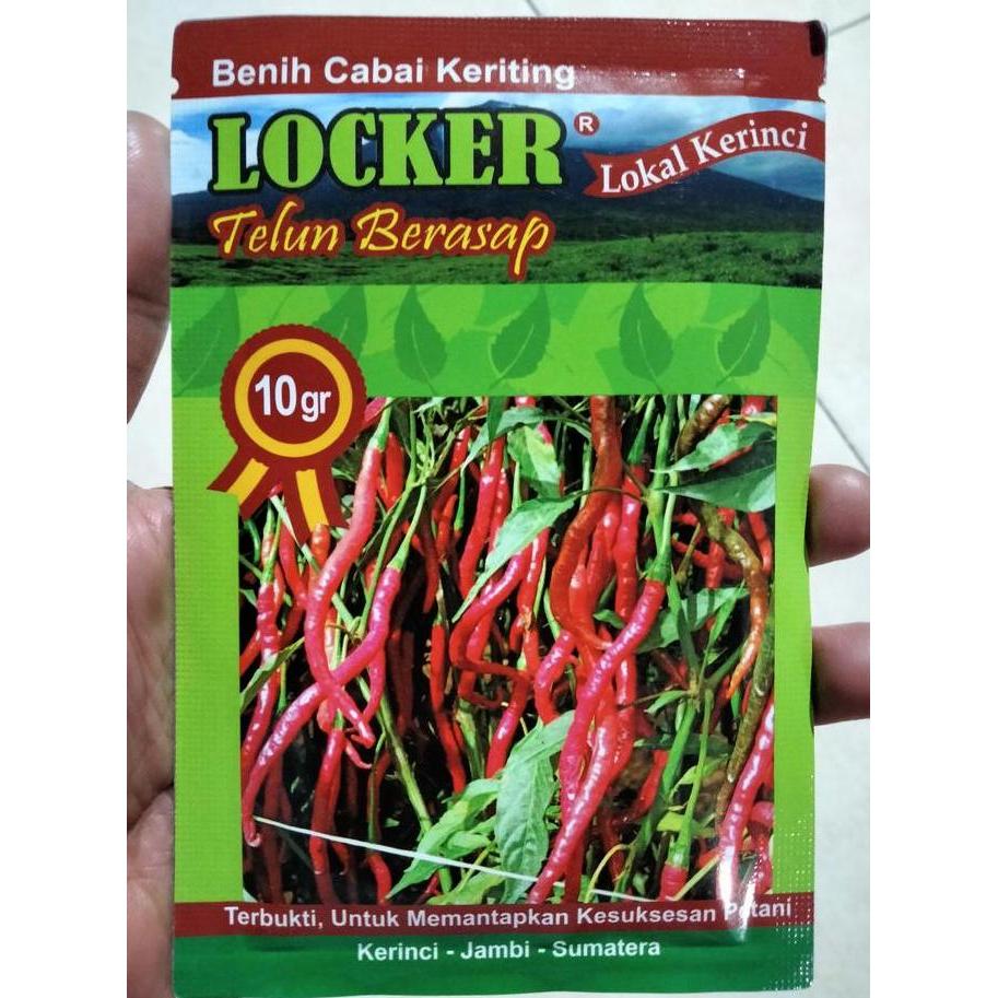 Terlaris Benih Cabe Merah Keriting Locker 10 Gram - Cmk Locker - Bibit Cabe Cabai Locker Loker