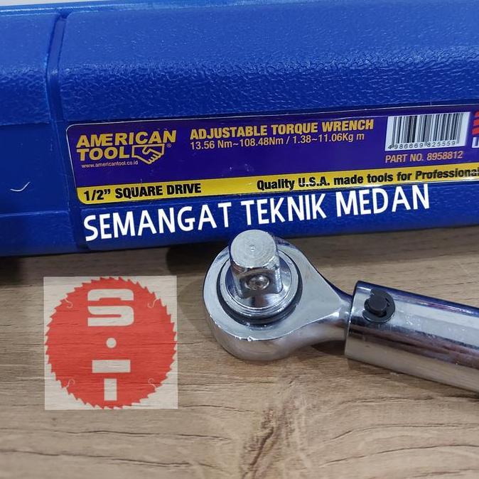 KUNCI TORSI MEKANIKAL MOMEN MOMENT TORQUE WRENCH 1/2" AMERICAN TOOL