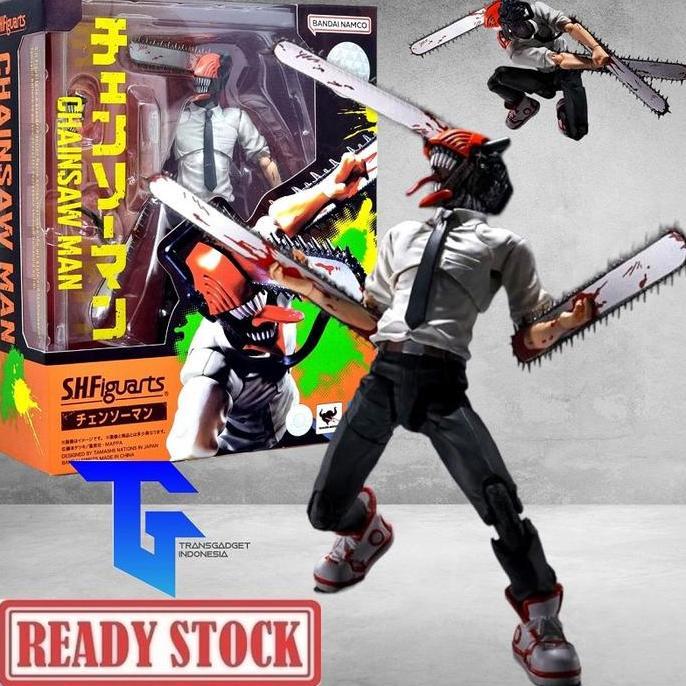 Bandai SHF Chainsaw Man - Denji / Chainsaw Devil - 1/12 SHFiguarts Original Action Figure