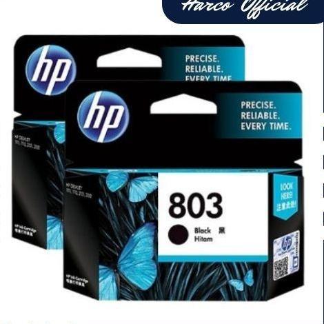 Tinta Printer HP Original 803 Economy Black DeskJet 1112 2132 2621