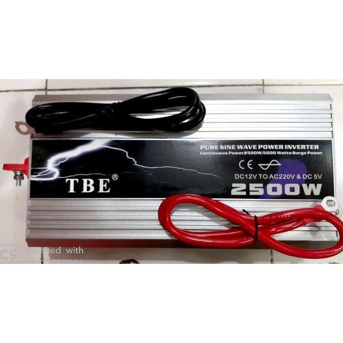 12V TBE Power Inverter Pure Sine Wave 2500w 2500 W 2500watt PSW