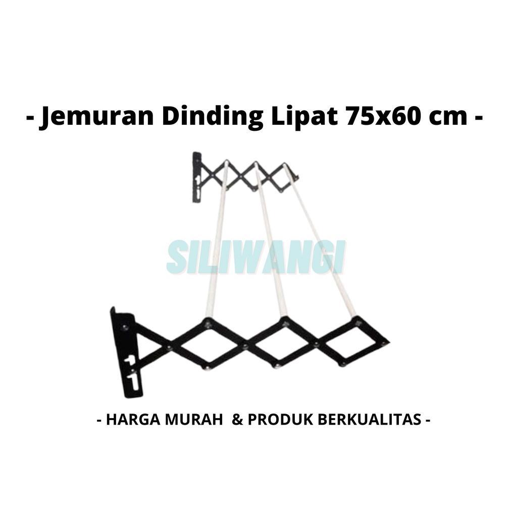 Jemuran Dinding Lipat Jemuran Handuk Baju Jemuran Minimalis Strip Jemuran Baju Dinding Lipat  75 x 6