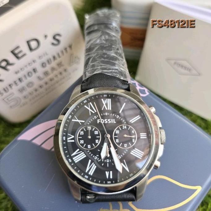 JAM TANGAN PRIA FS4812IE FS 4812IE LEATHER STRAP ORIGINAL
