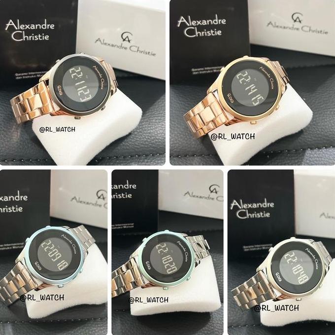 Promo ALEXANDRE CHRISTIE AC9363 STANLISS - RUBBER kemewahan Digital COD
