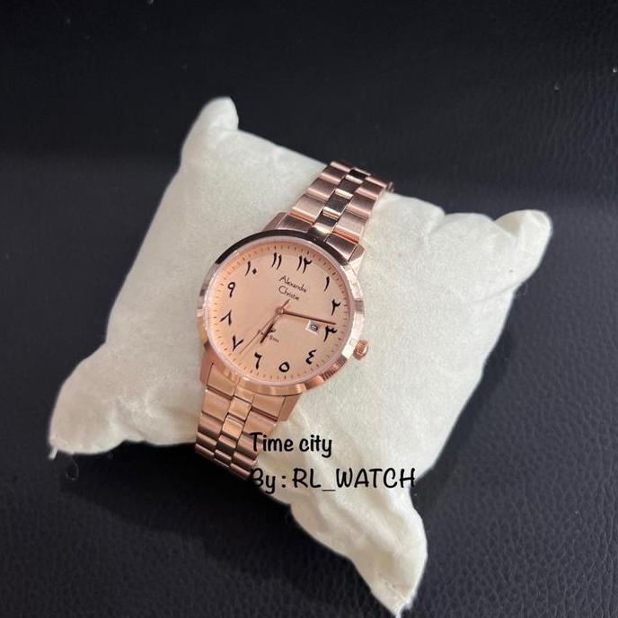 Promo Jam Pria Wanita Alexandre Christie AC1007 Series Arabic Rantai COD