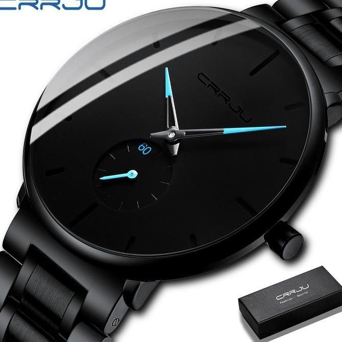 Promo Jam Tangan Pria CRRJU olahraga Model 2150 Fashion Penjualan Panas COD