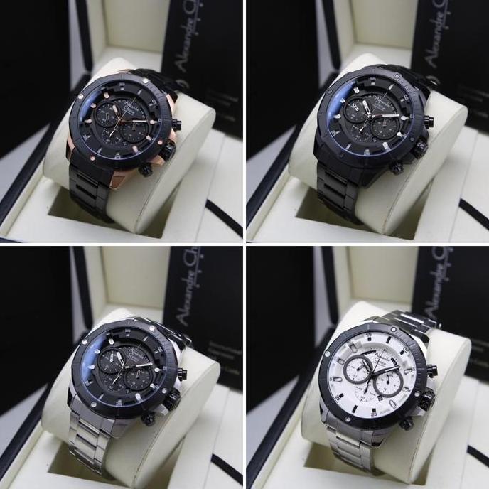 Promo [ ORIGINAL ] Jam Tangan Pria Alexandre Christie 6529 AC 6529 MC COD