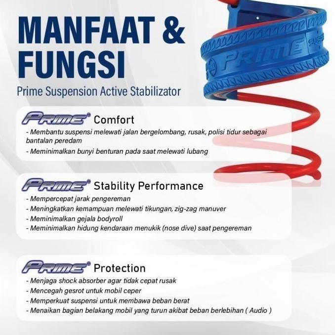 PRIME SUSPENSION/ DAMPER/ SPRING BUFFER ORIGINAL (SEMUA JENIS MOBIL) ORIGINAL DAN TERPERCAYA