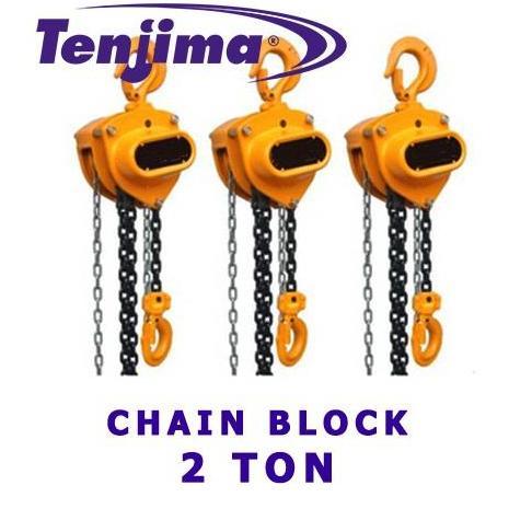 Promo Chain Block 2 Ton 10 Meter Takel 2 Ton 10 Meter Tenjima Cod