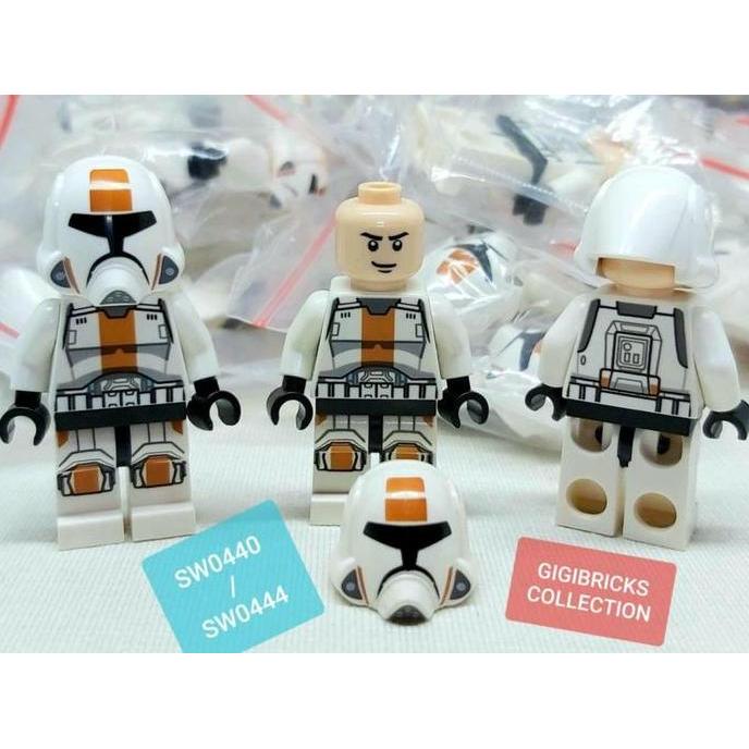Lego Star Wars Minifigures Original Sw0440 - Sw0444 Republic Trooper