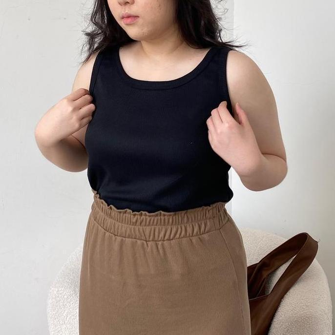 Promo Monna Tanktop - Tanktop Knit - Tanktop Knit Premium - Basic knit Tank Top - Tank top Jumbo - T