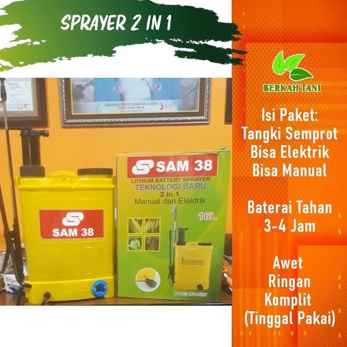 Tangki Semprot 2 in 1 Bisa Elektrik Bisa Manual