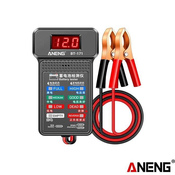 Aneng BT171 Indikator Panel Monitor Penguji Baterai Indikator 12V Ori
