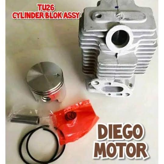 Tu26 Cylinder Block Assy Blok Komplit Mesin Tu26 767 Semprot Hama racun Tanika
