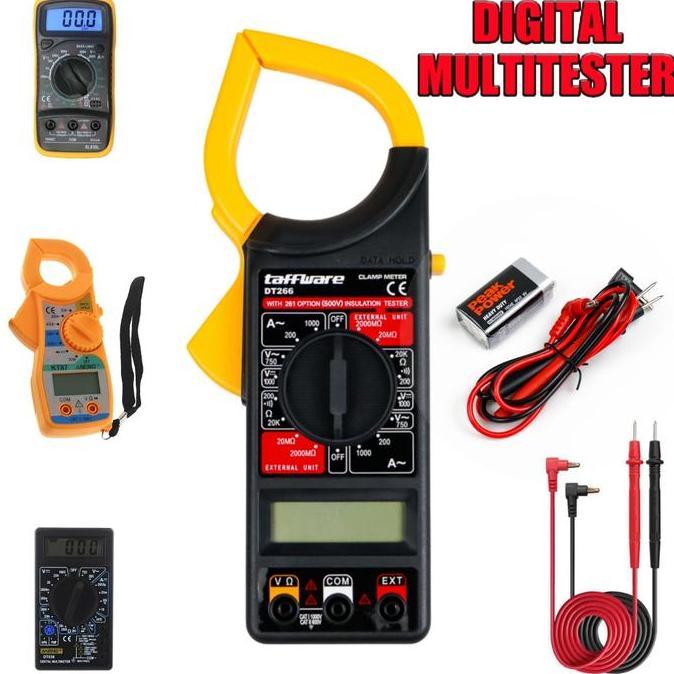 Clamp Tang Ampere Meter Digital Kabel Avometer Multimeter AC DC Amper