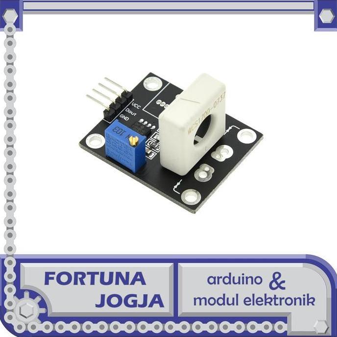 WCS1700 Hall Effect Current Sensor Arus AC DC 70A Analog Digital Out
