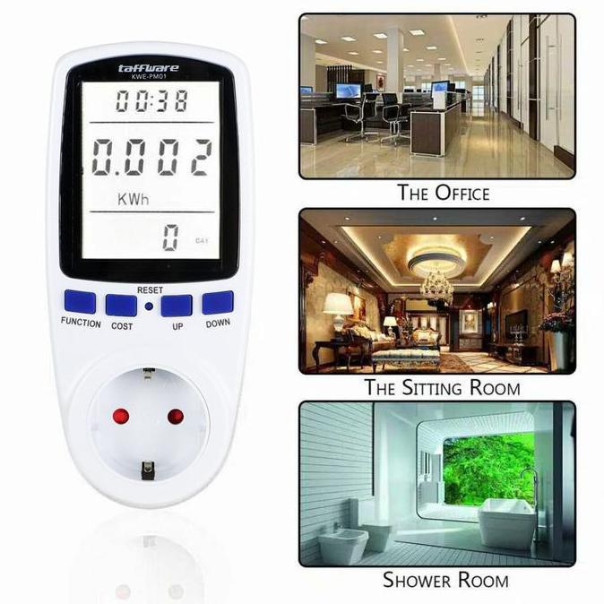 Pengukur Listrik Kwh Digital Power Meter Watt Meter AC Volt Ampere