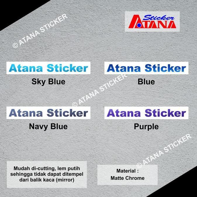 Skotlet Biru Doff Metalik Scotlet Satin Dop Decal Stiker Motor Mobil