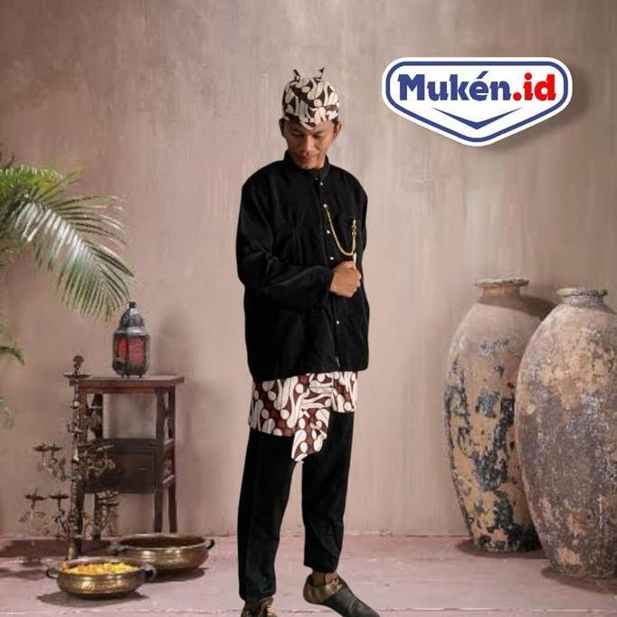 Ada [Packing Dus] Baju Adat Basofi Baju Adat Jawa Cak Pria  Baju Adat Jawa Timur Beskap Baju Karnava