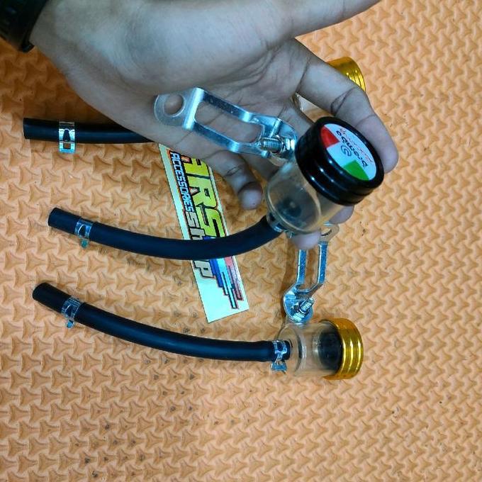 tabung minyak rem brembo warna sepakat tutup minyak rem depan / belakang universal motor