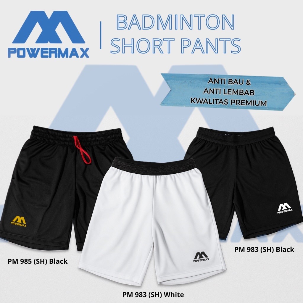 Celana POWERMAX Badminton Short Pants ORIGINAL POWERMAX 100%