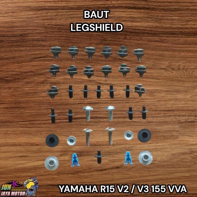 Baut Fullset Body Legshield Yamaha R15 V2 V3 155 VVA