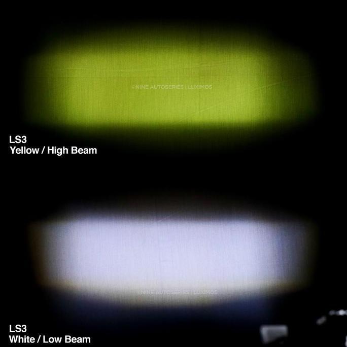 LAMPU LED MOTOR LASER H6 9NINE LUXIMOS LS 3 PUTIH KUNING 12 WATT