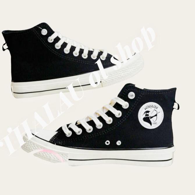 DE51 }} SEPATU WARRIOR HIGH, SEPATU SEKOLAH & kAMPUS TERLARIS