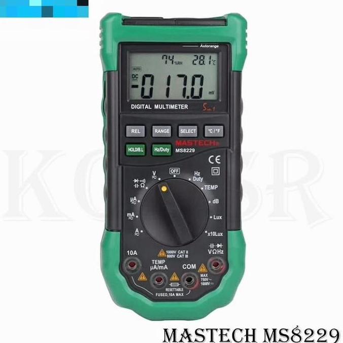 Multimeter With Environment Tester 5 in 1 Mastech MS8229