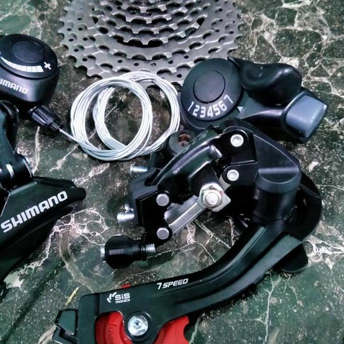 Groupset grupset Shimano Tourney TZ 3 X 7 Speed MTB RB Minion Seli