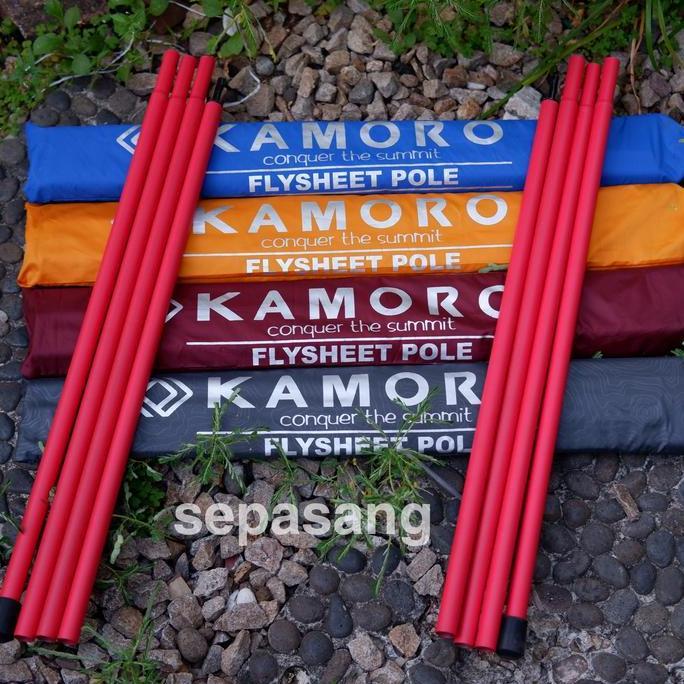 Kamoro Tiang Flysheet 200x200 cm - Tent Set Frame Sepasang