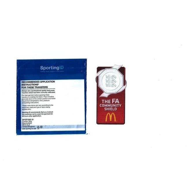 Patch Community Shield 2020. Original Patch for Jersey.