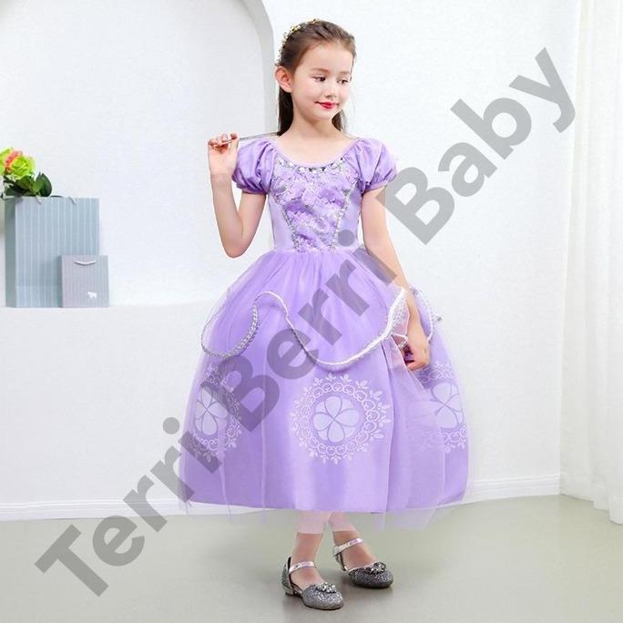 kostum sofia the first sofia dress / gaun sofia the first costume anak