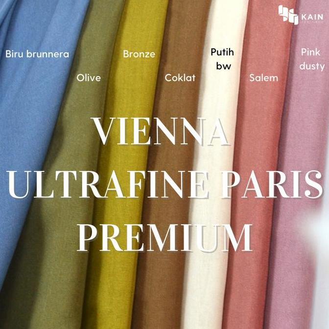 Bahan Kain Vienna Ultrafine Voal Paris Premium per 125 cm