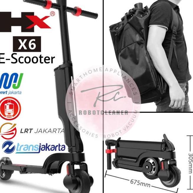 Electric X6 Scooter Bapa Ringkas Hx Komuter Skuter