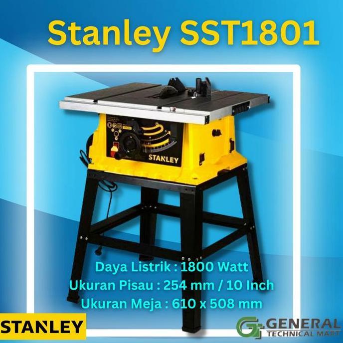 MESIN MEJA POTONG 10inch SST1801 STANLEY TABLE SAW 10inch SST 1801